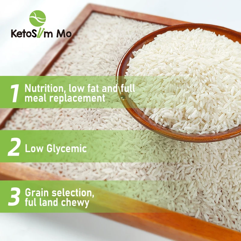 Precooked Ready To Eat Konjac Food Instant Protein Nutrition Fibre Low Fat Konnyaku Self Heating Rice