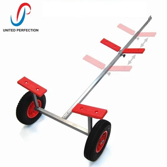 
best price low MOQ galvanized boat trailer tow dolly trailer kayak canoe trailer with adjustable length 