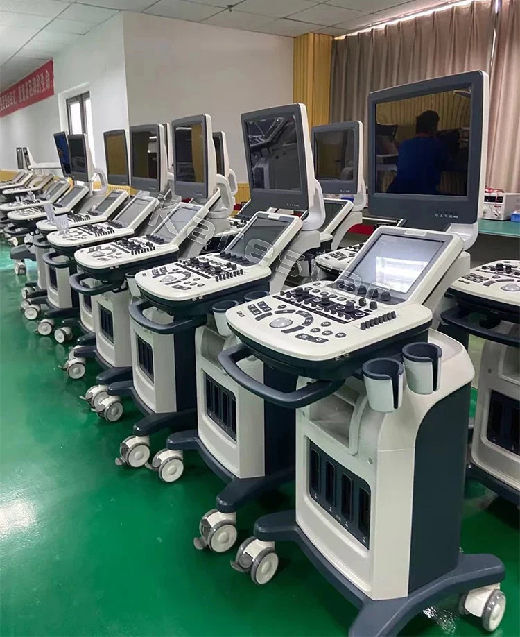 K-AU6 VET trolley ultrasound machine 3D 4D color  Doppler ultrasound manufacturing