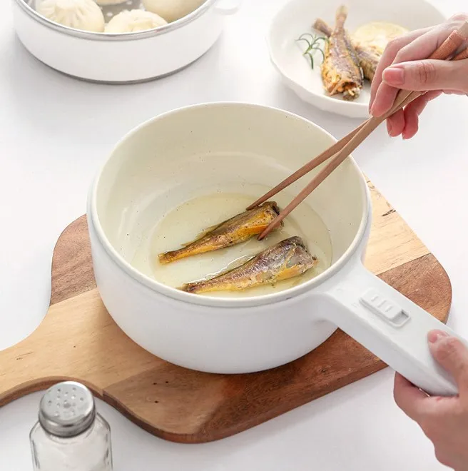 Hot selling intelligent dormitory household multi-functional electric skillet electric frying pan electric hot cooking pot