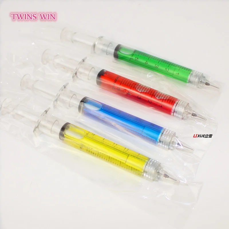Children Gift Student Supplies Syringe Creative Plastic Pen Cute Pencil Injection Pens 507