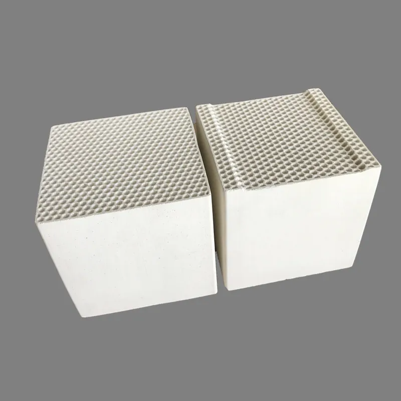 100*100mm Cellular Honeycomb Ceramics for RTO RCO Heat Exchanger