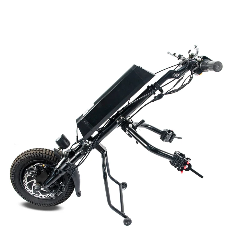 Portable detachable manual wheelchair electric trailer accessories suitable for people with disabilities