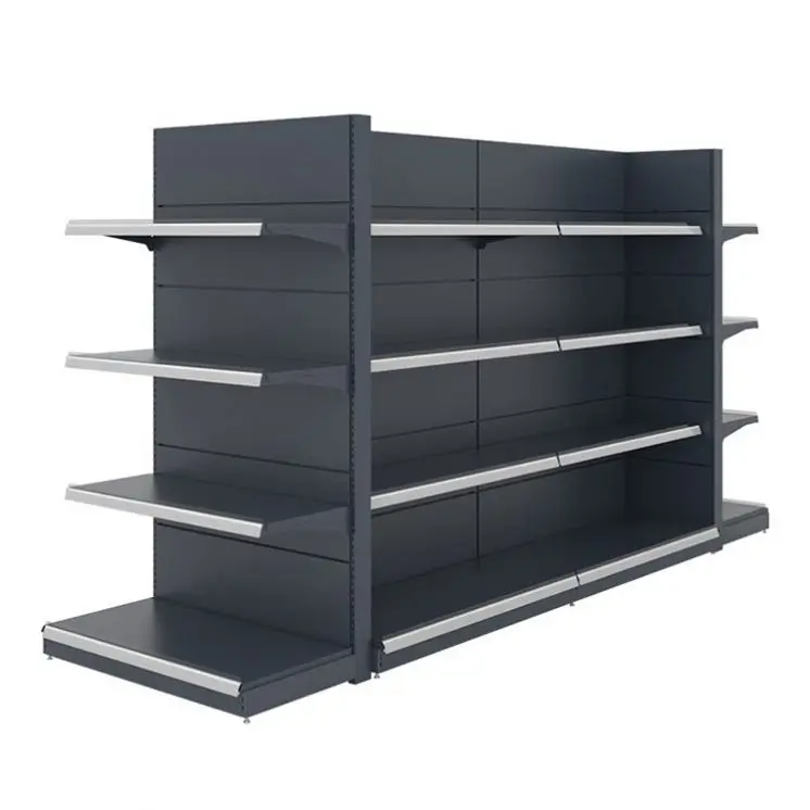 Supermarket Store Shelf Convenience Store Gondola Rack Display Steel Groceries Shelves