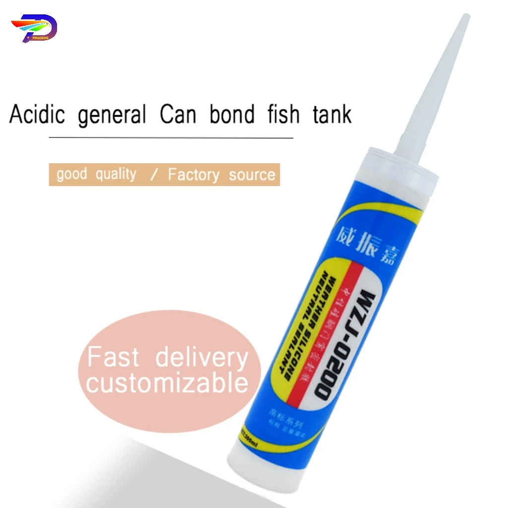The New Listing Advanced Acetic aquarium Silicon Adhesive Glue Quick drying Acid Silicone Sealant