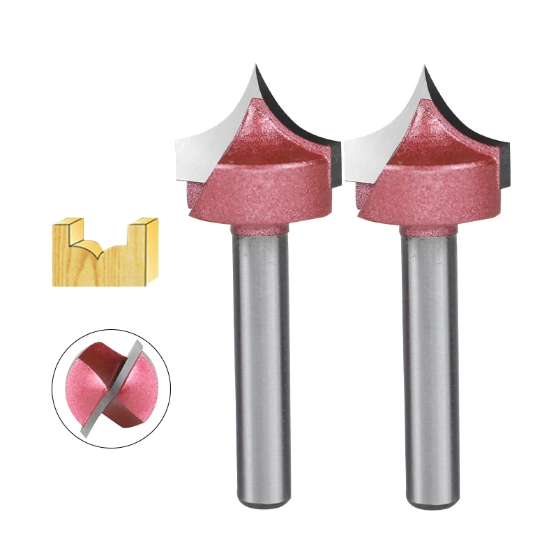 Factory Price Custom 8mm/10mm/12mm/12.7mm Shank Sharp-Nosed Ovolo Carving Router Bits