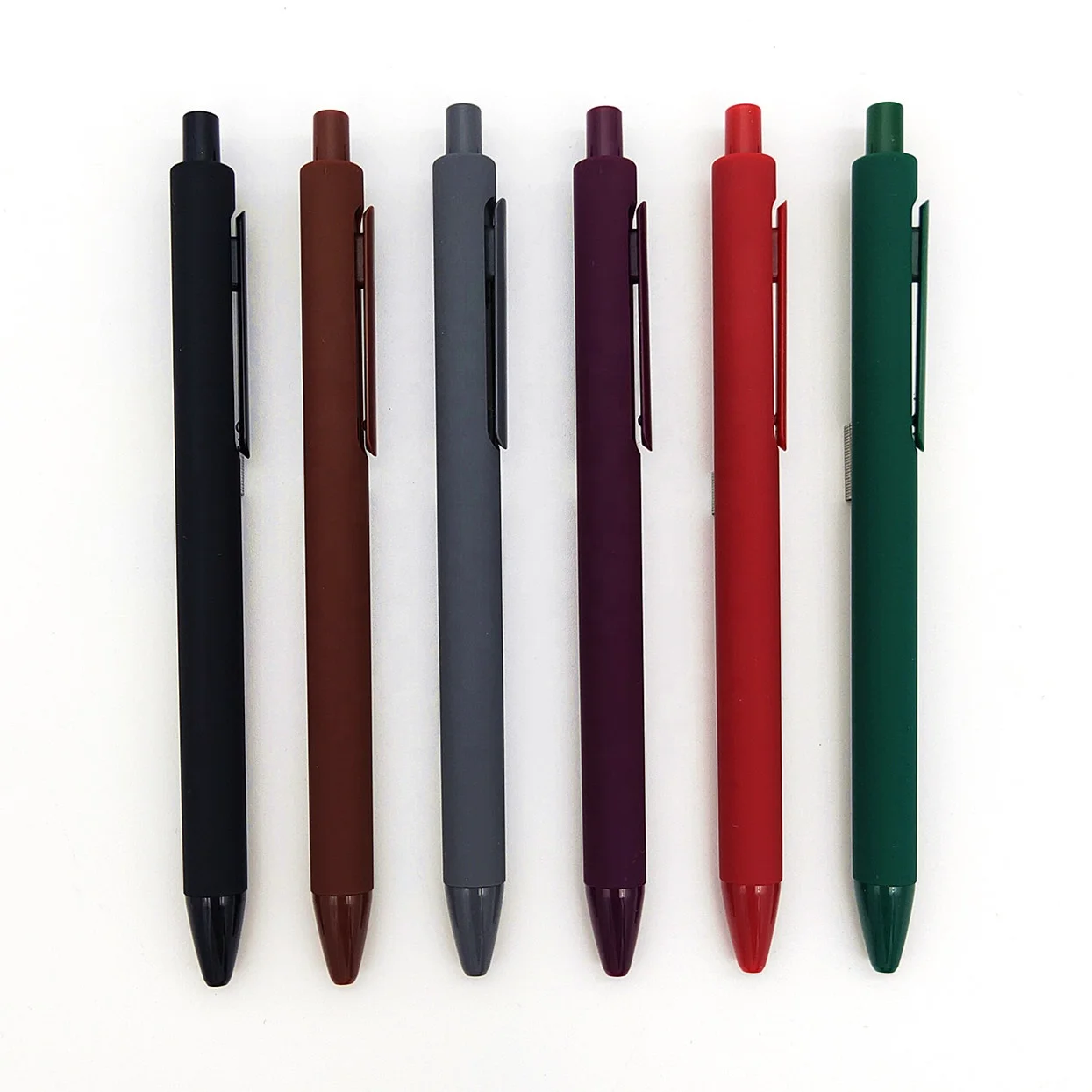 school pens whole plastic classical brown gray color pense customised retro pens sublimation personalized pens ball point