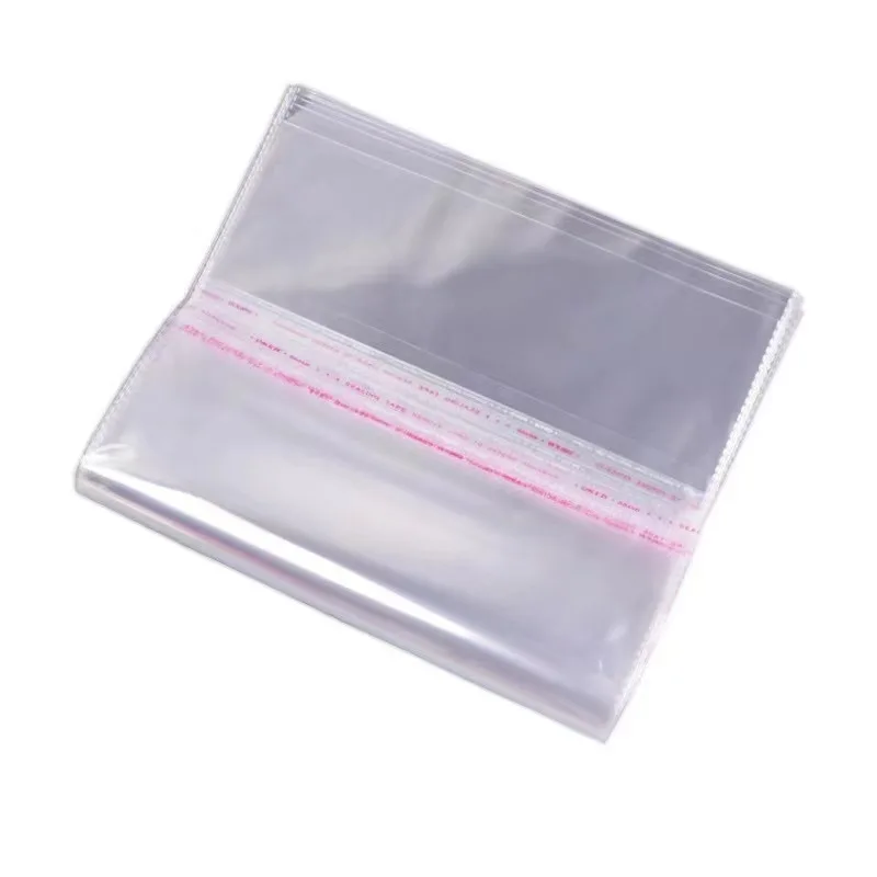 Customized OPP Self Adhesive Seal clear Plastic Bags Cellophane Packaging Transparent Pouch