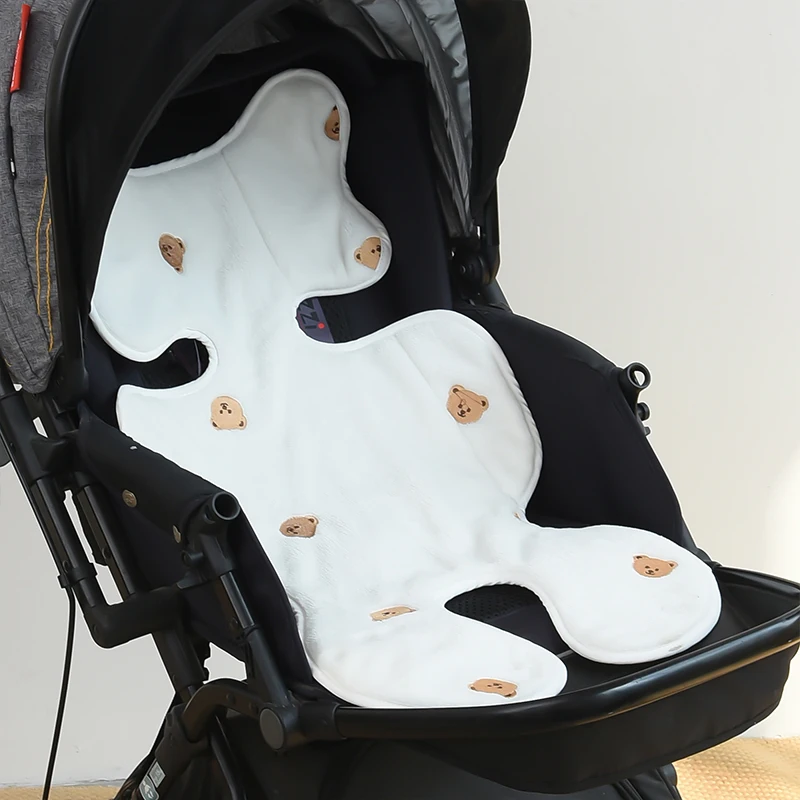 Four Seasons Universal Breathable Reusable Anti-slip Baby Pram Liner Stroller