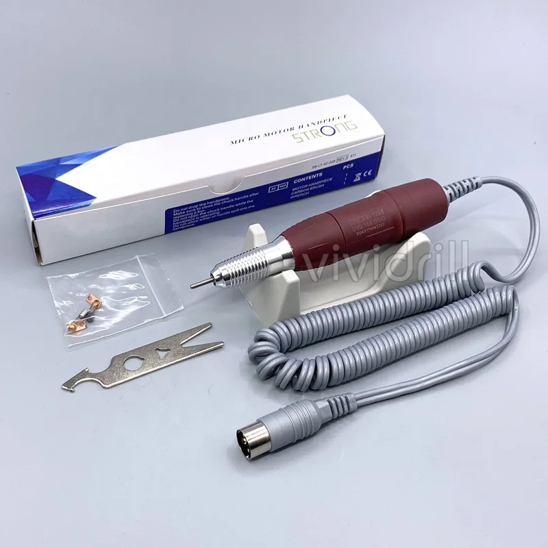 OEM customized private logo small strong 120II manicure electric nail drill machine 35000 rpm micromotor handpiece