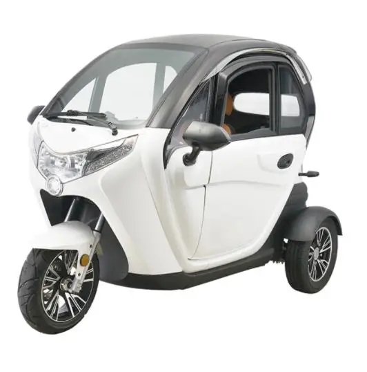 China 3 Wheel passenger Electric with new energy solar panel enclosed electric tricycle adult