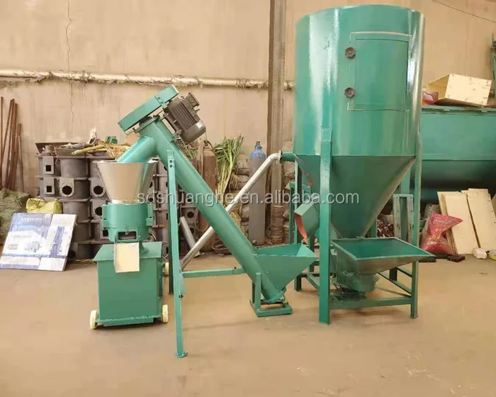 Pellet Machine Livestock Corn Grass Pellet Cattle and Sheep Feed Pellets Mill Line