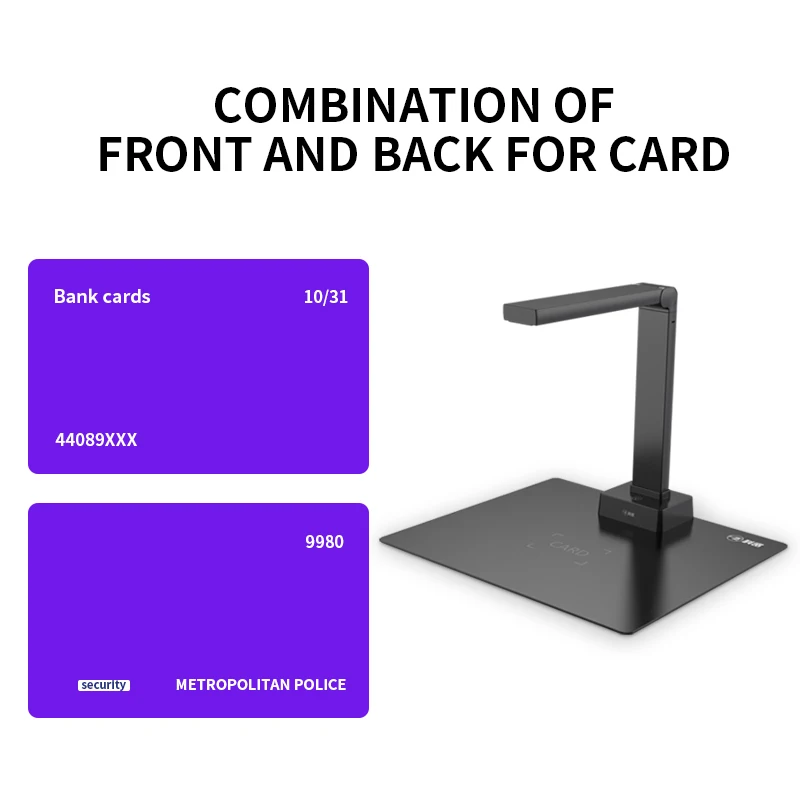 Weight Light 13MP A4 Automatic Focus Portable OCR Book Scanner