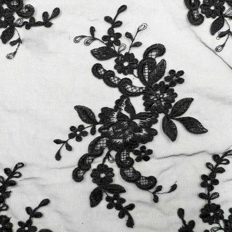 
Embroidery Guipure Floral Lace Mesh Fabric Swiss Lace Fabric African Swiss Voile French Tulle Lace Fabric 