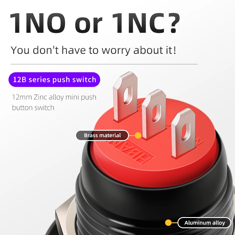 new shell waterproof ip65 12mm momentary push button switch,mini metal dome switch 2 pin