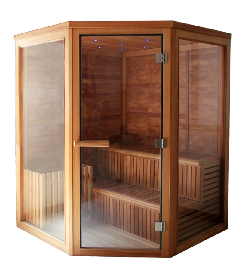Person luxury shower steam wood outdoor sauna rooms