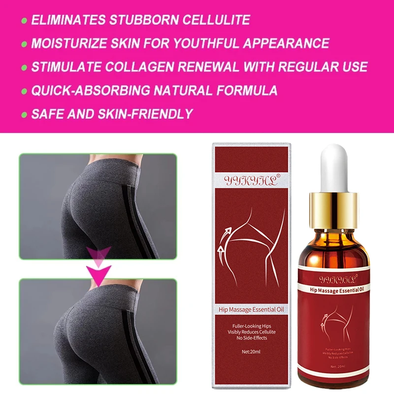 Sexy hip buttock augmentation oil cream effective lifting and firming hip lift butt beauty big ass