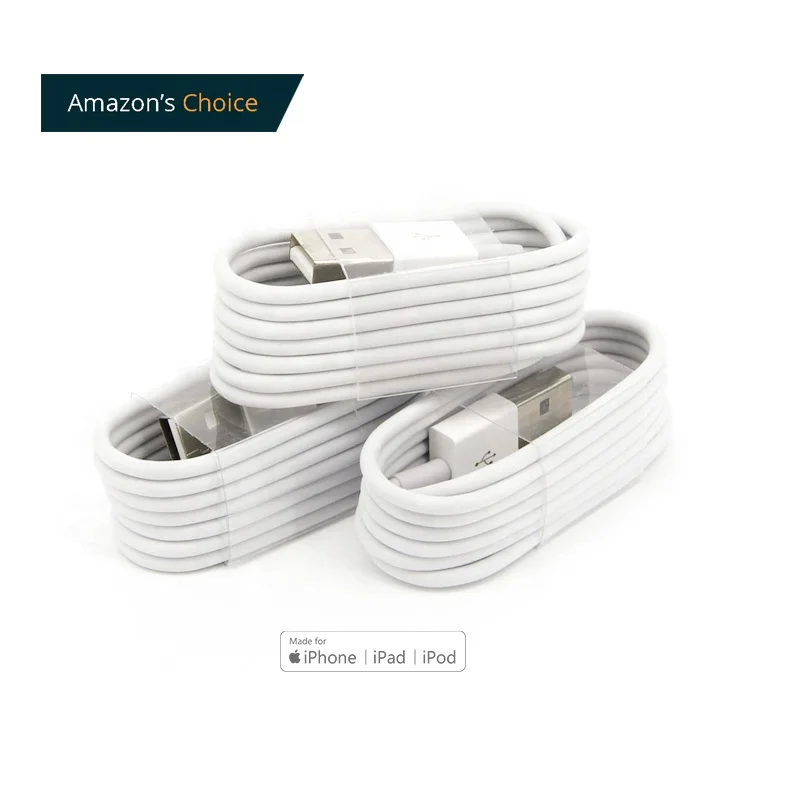 
K123 MFi Factory OEM High Quality PVC Usb Data Line 2.1A Fast Charging Usb Cable For Apple Charging Chord For Iphone Charger 