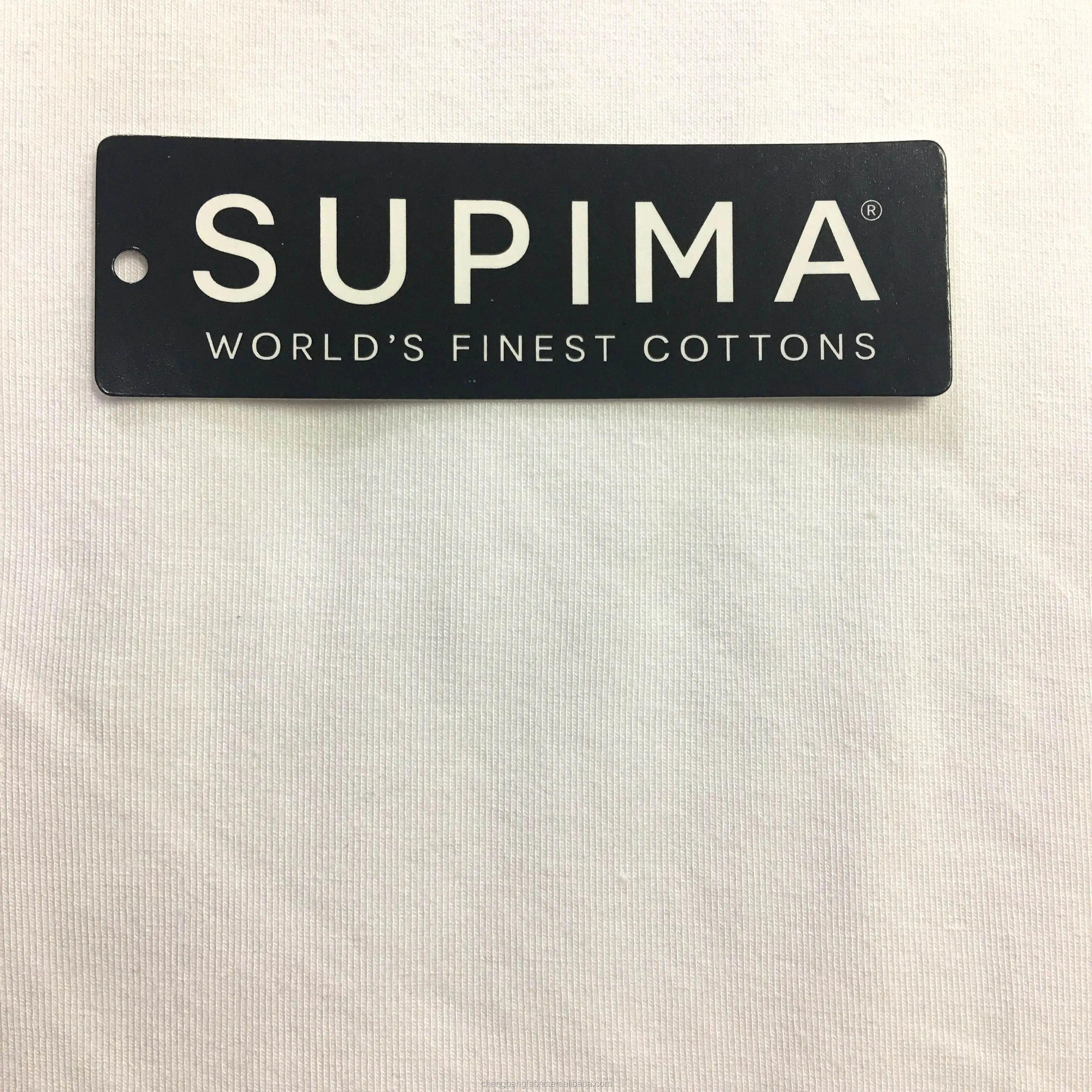 Chengbang Fabric Factory Best Quality Single Jersey 95% Pima cotton 5% Spandex Fitness Last Long Fabric