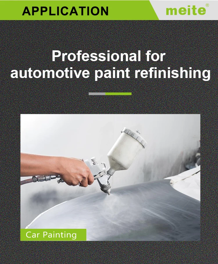 meite MT-502-P Hvlp Pressure Feed Type pneumatic Sprayer Nozzle Size 1.7-3mm Spray Gun