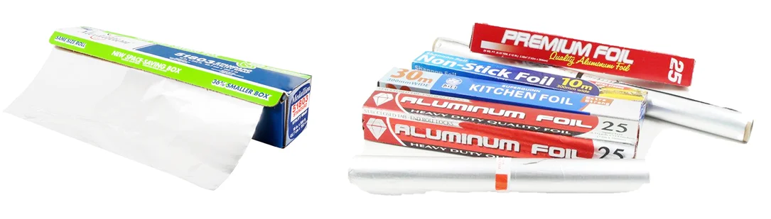5m 10m 20m Non-stick Aluminium Foil Roll Heavy Duty and Safe Foil Roll