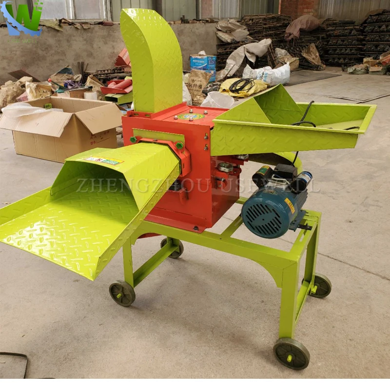 Silage Maize Grinder Chaff Cutter Machine Manual Small Chaff Cutter With Diesel Engine Electric