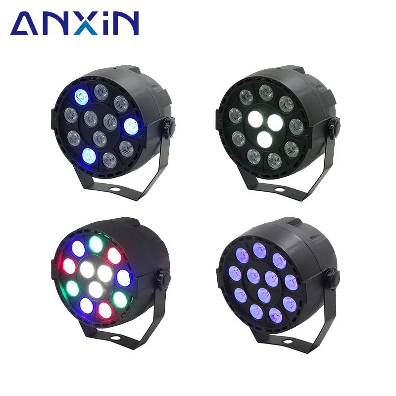 amazon effects controllable  12 stage light led dj disco stage party lights wedding  par light