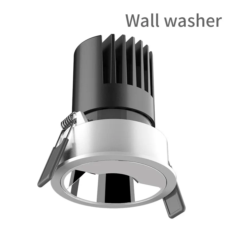 12W Anti Glare Cut Out 75mm Adjustable Angle LED Recessed Downlight Ceiling Light