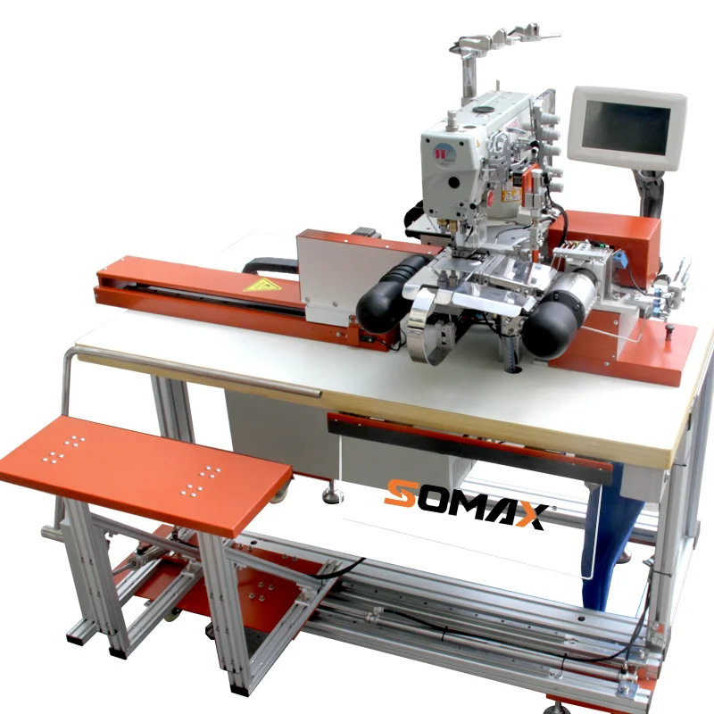 Somax SM-07A автоматическая швейная машина с замком и левым ножом домашняя одежда промышленные машины
