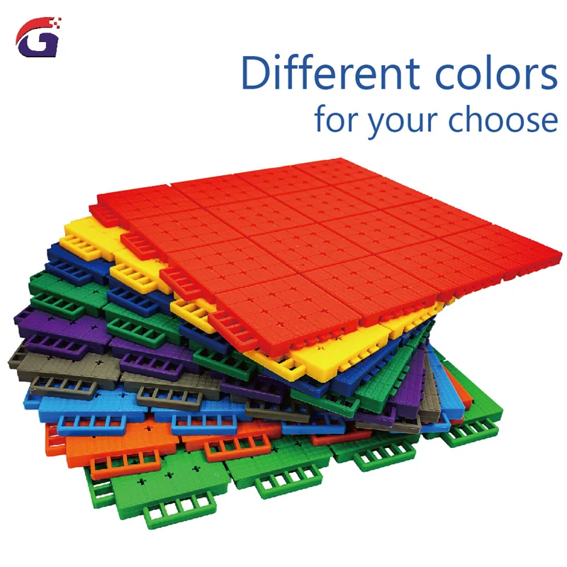Modular Plastic Tiles Interlock Outdoor