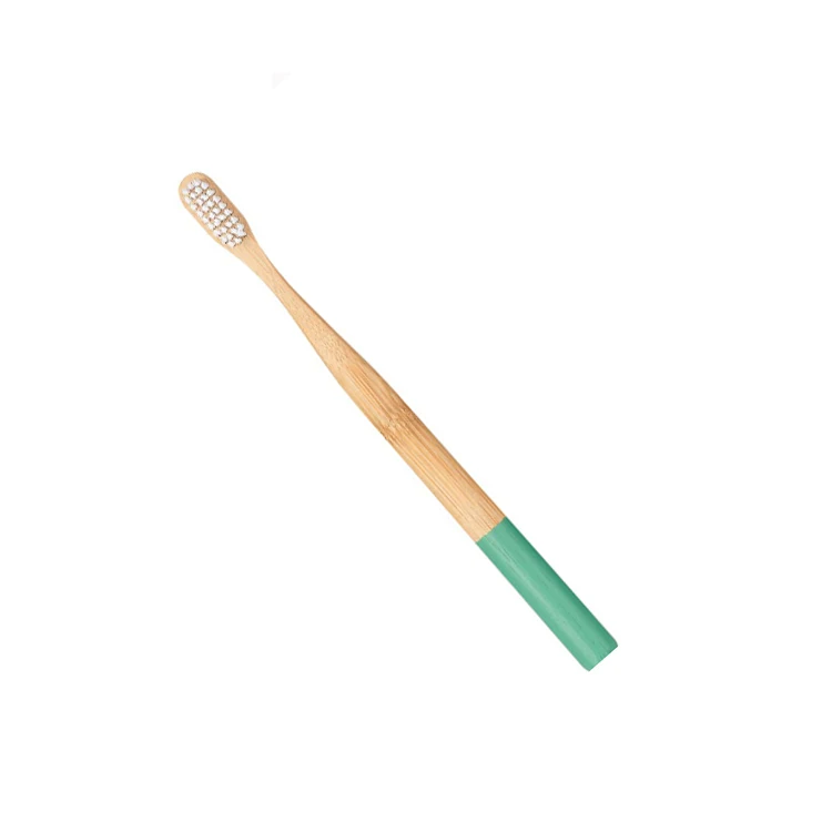 
Экологичная мягкая нейлоновая щетина, Органическая натуральная дорожная бамбуковая зубная щетка 