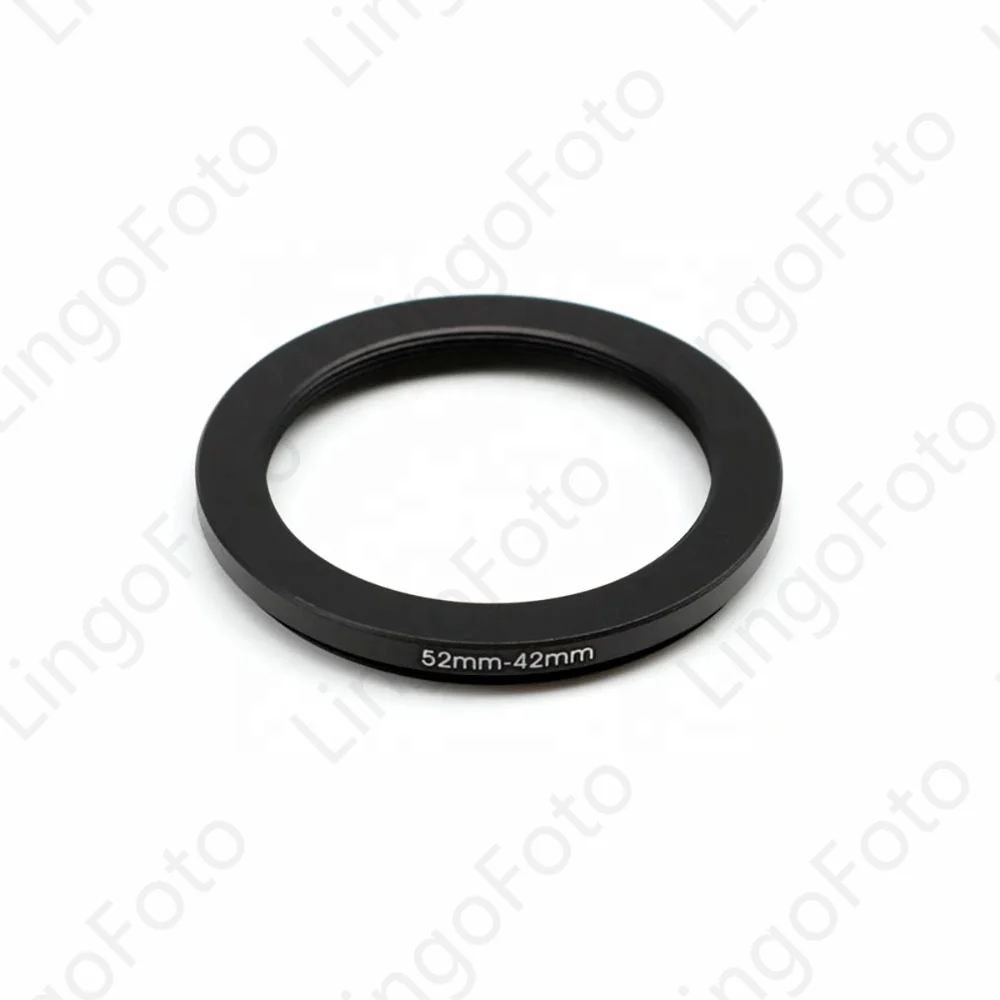 52-42mm Step Down Metal Lens Adapter Filter Ring