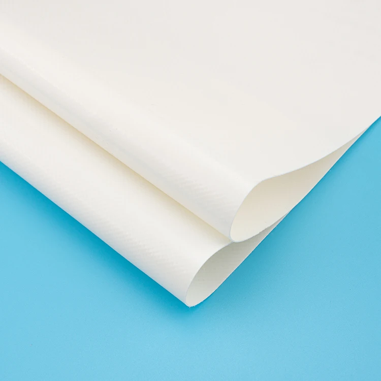 HLD Heavy Duty White PVC Tarpaulin High-Tensile Landscape Canopy for Parking Shed Fabric Type Product