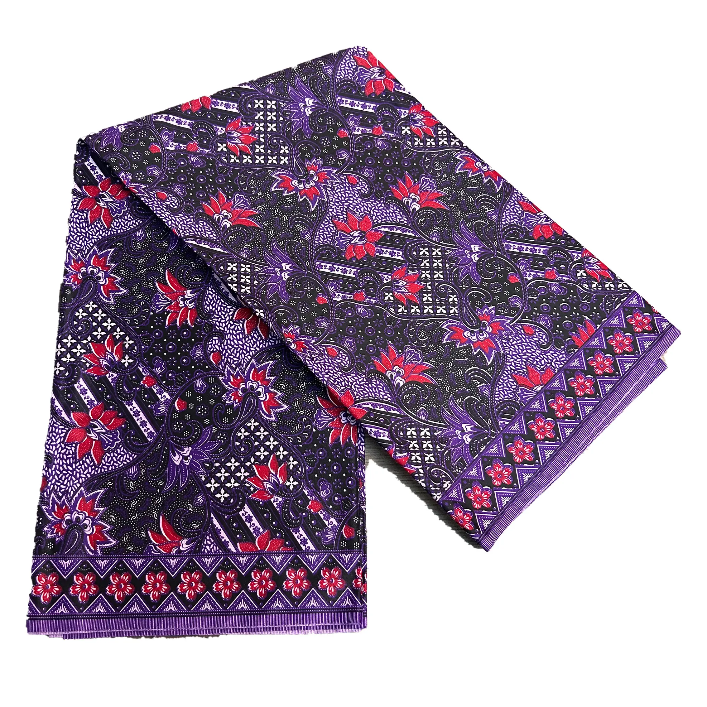 New product!!! Polyester microfiber yarn cage fabric, polyester Thai printed yarn cage fabric, Indonesian yarn cage fabric