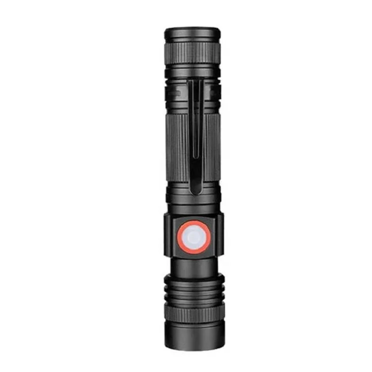 Hot Sale outdoor Brightest 3 lighting Model XML T6 Dimmable zoom High Power USB Rechargeable Flashlight with magnet base
