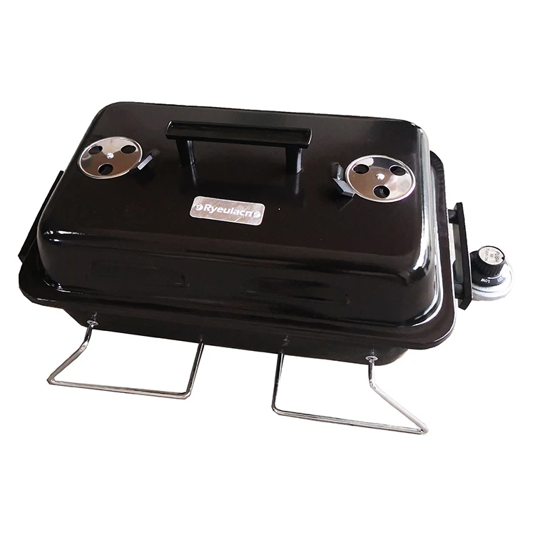 Ryeulacn Folding Portable Charcoal Propane And Gas Fired Outdoor Folding Up Camping Easy Portable Mini Gas Bbq Barbecue Grill