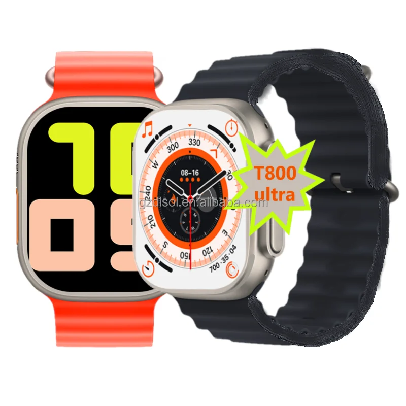 Смарт-часы smart watch 8 series 8 t800, 45 мм, с беспроводной зарядкой