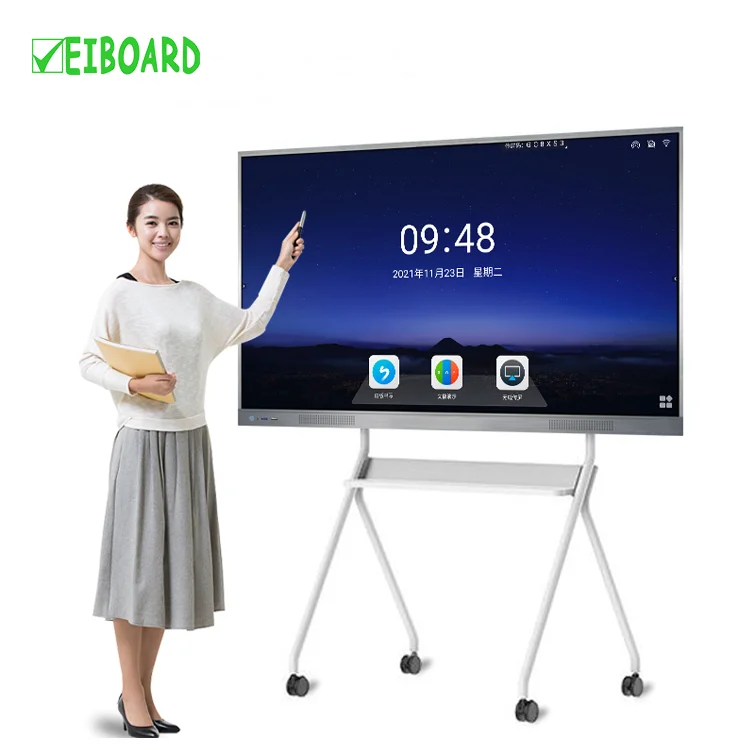 86 Interactive Flat Panel 55 Inch Smart Board Lcd Touch Screen Whiteboard