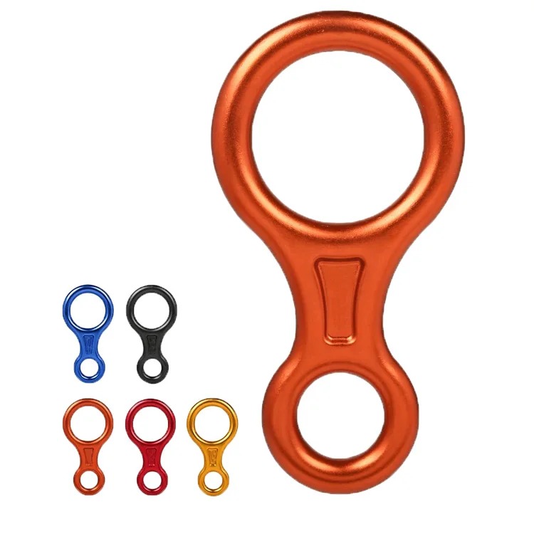 45kN aluminum rescue figure 8 descender for climbing  3 buyers