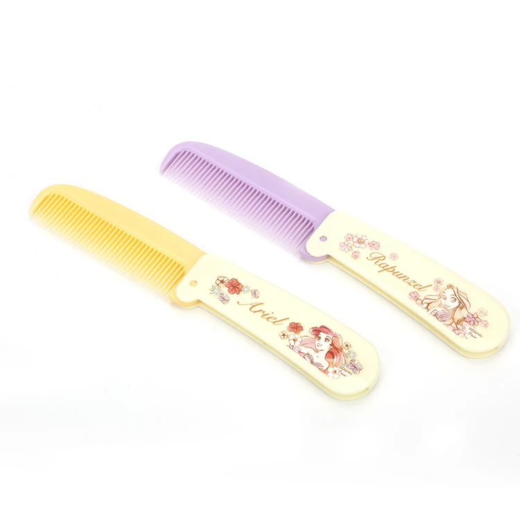 Customizable Pattern Plastic Mini Folding Comb Personalized Mini Portable Comb Good Quality Home Custom Plastic Plastic Home