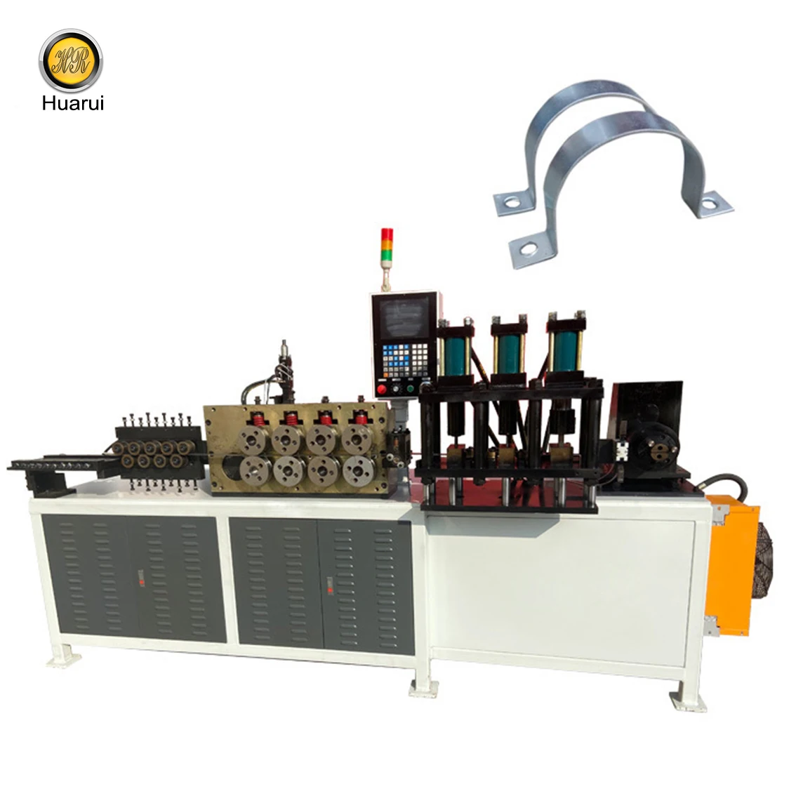 Stainless Steel U-Shaped Clamp Machine  Stainless Steel CNC Circle Machine Flat Iron Clamp Hoop Forming Machine