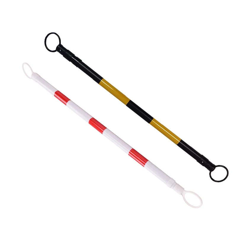 Portable Safety Pvc Reflective Cone Bar For Orange Traffic Cone Bars