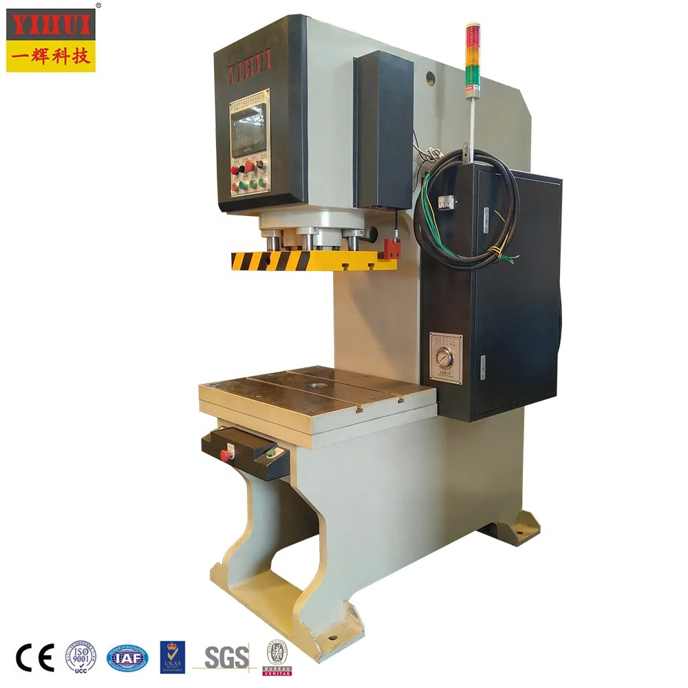 CE Certificated Servo stator press riveted joint c type  hydraulic machine
