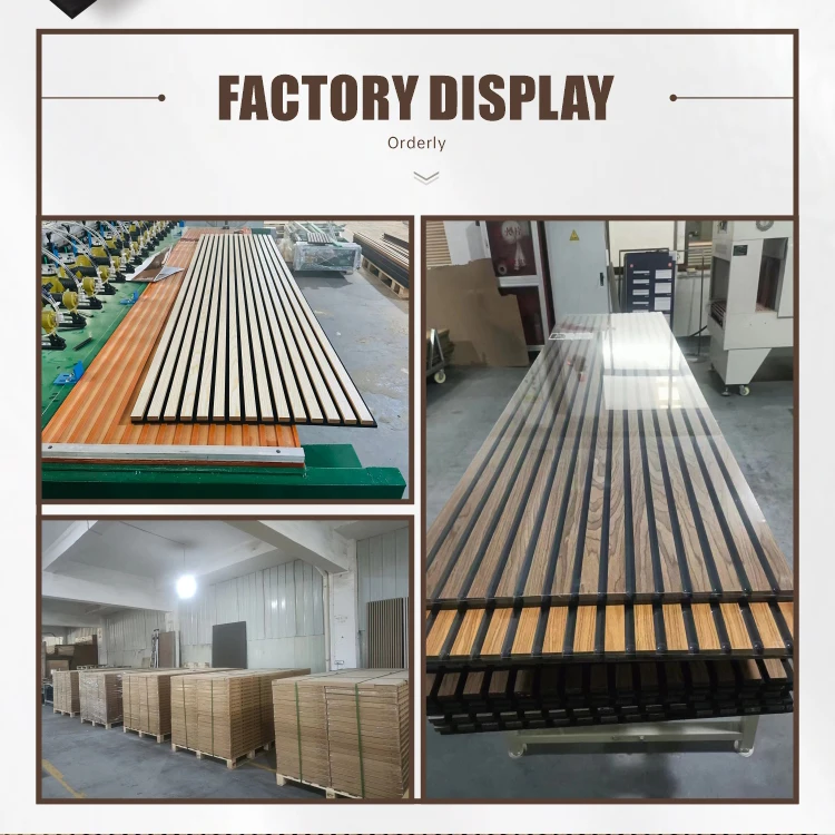 Factory Price Acoustic Panel 3D Natural Oak High Quality Pet Panel Sound Absorbing Decoration Wall Acoustic Wood Panel