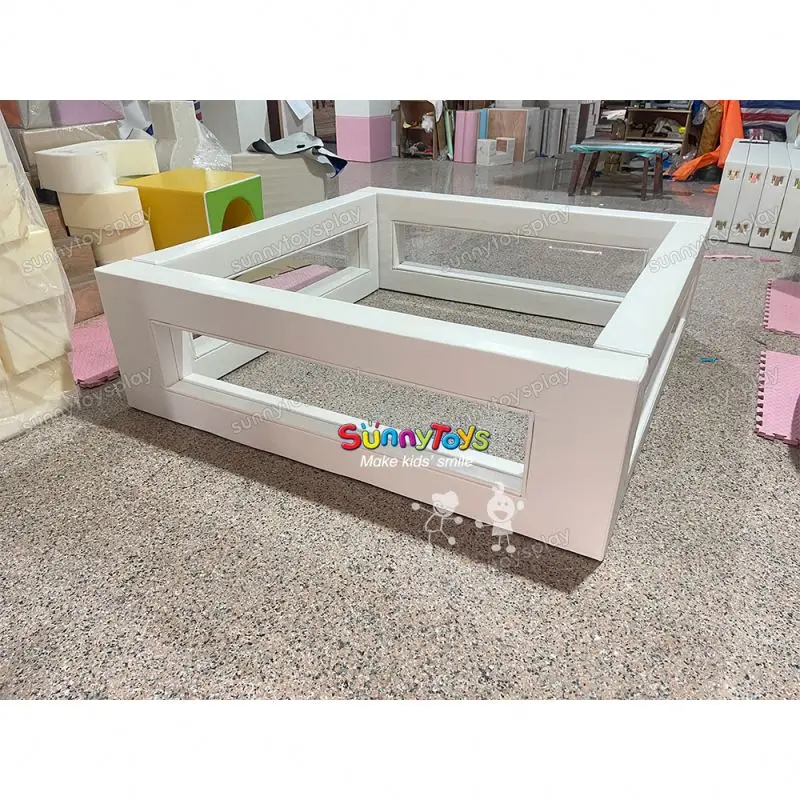 SunnyToys golden  soft play equipment  door to door playground soft play foam set Ball Pools