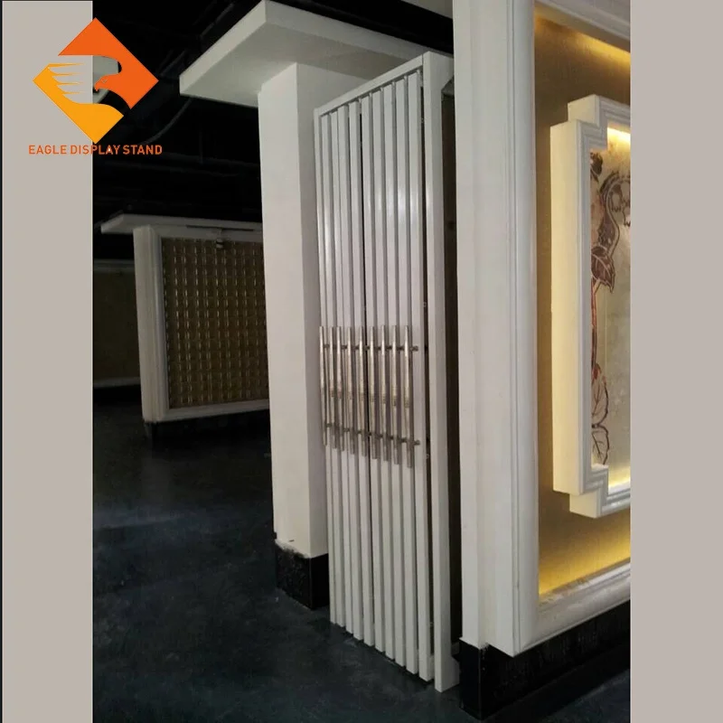 Metal Tile Display Stand Custom Wood Floor Pull out Stand Suitable for Stone Ceramic Building Materials Supermarket