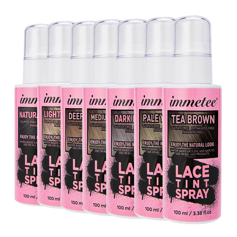 IMMETEE Lace Tint Spray 7 Color Hairline And Scalp Tone Instant Tint  Melting Spray For wigs