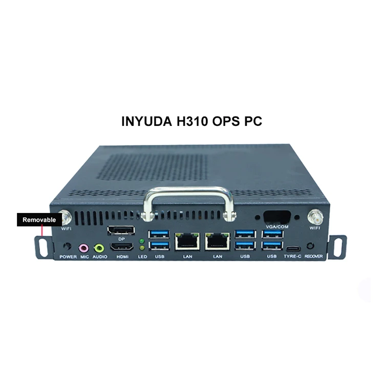 Wholesale Price OPS Computer Mini Pc Dual Lan Industrial Mini Server I3 I5 I7 Desktops Embedded OPS Computer
