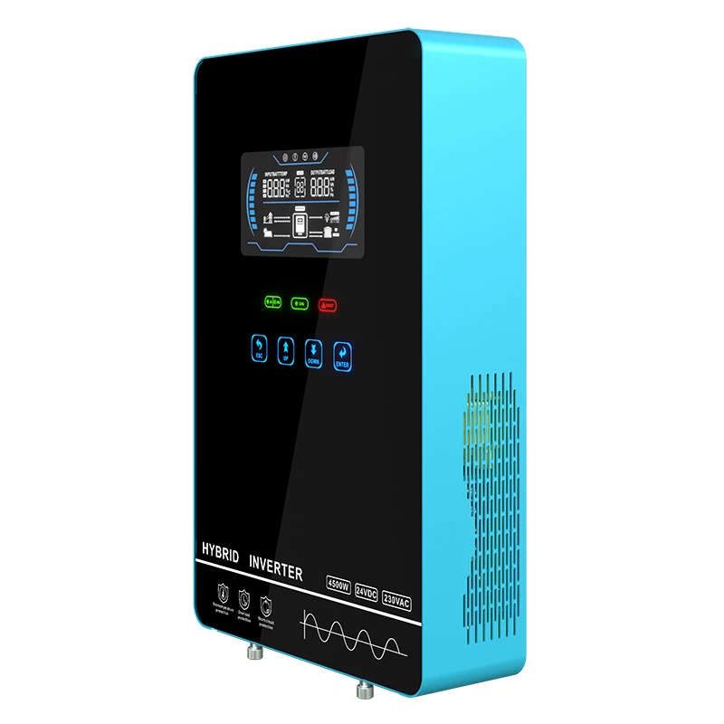 mpp hybrid solar inverter 4500W 230VAC 50HZ pure sine wave inverter with LCD and LED display