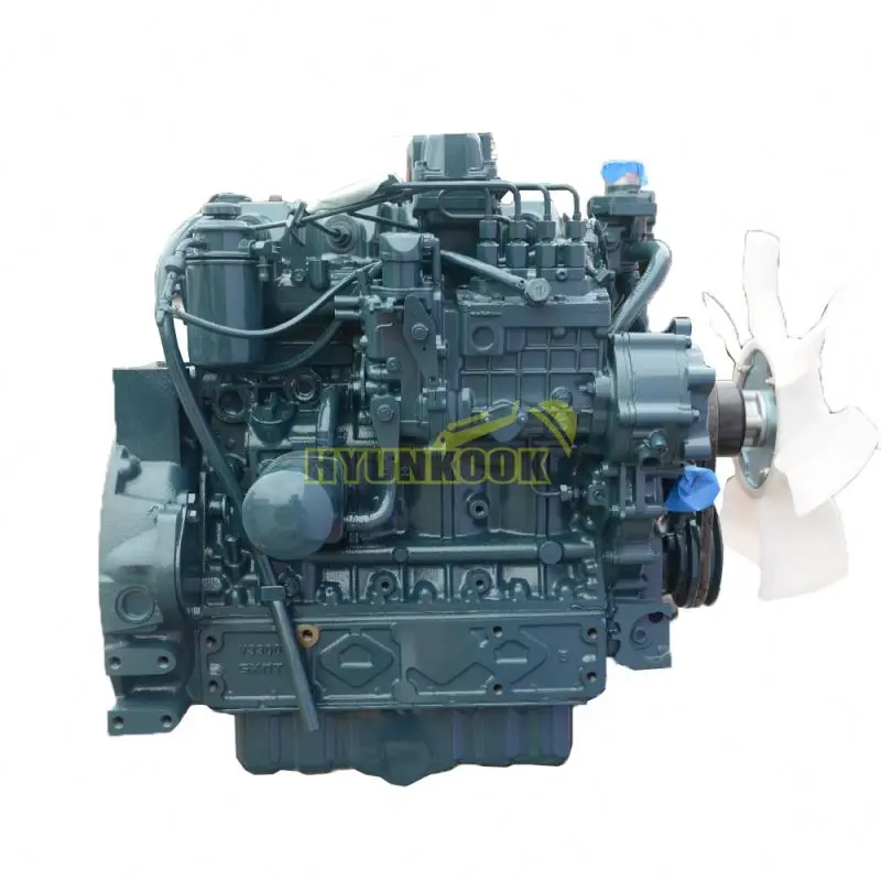 Kubota u35-3 двигатель в сборе d1503 дизельный с водяным охлаждением на